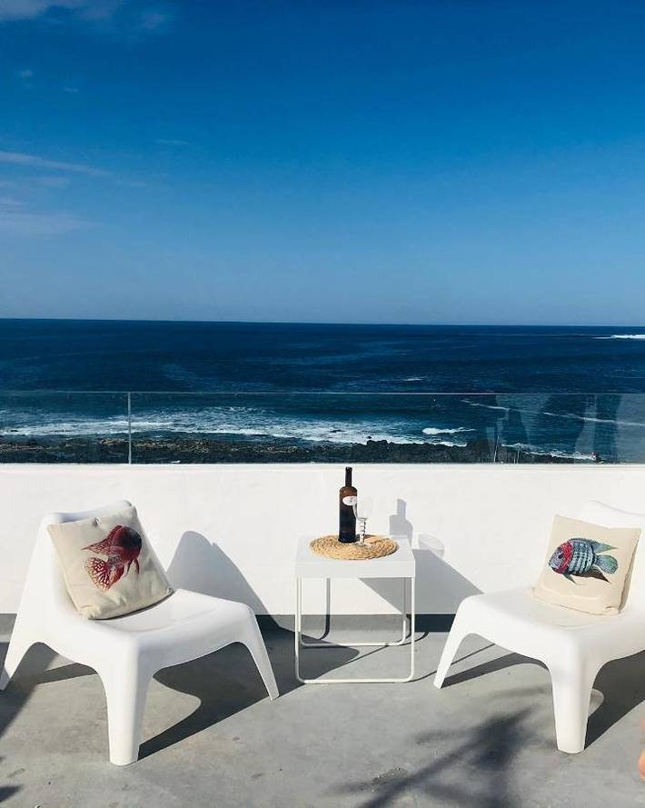 Ferienwohnung für 3 Personen, mit Ausblick und Balkon