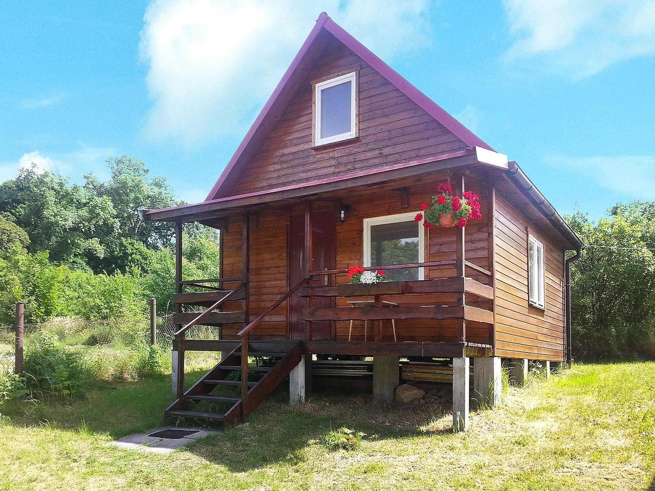 Holzhaus in Lubin am Wicko-See in Misdroy (Gemeinde), Stettiner Haff