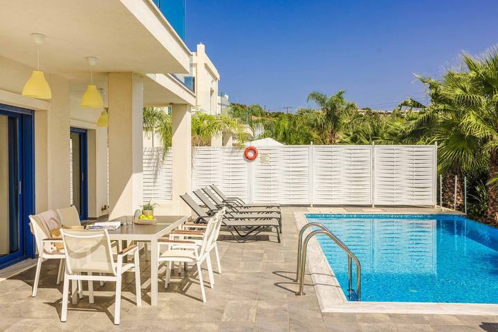 Villa pour 7 personnes, avec balcon dans Skala - 3