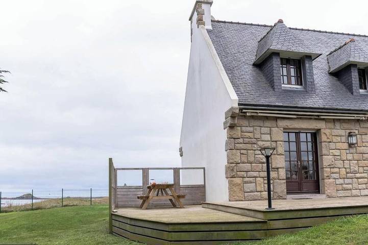 Location de vacances pour 4 personnes, avec balcon et jardin, animaux acceptés dans Plage de Tréompan