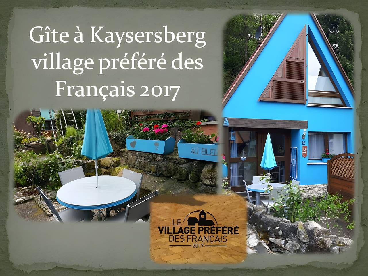 Gîte "Au Bleuet à Kaysersberg" near Colmar in Kaysersberg, Parc naturel régional des Ballons des Vosges