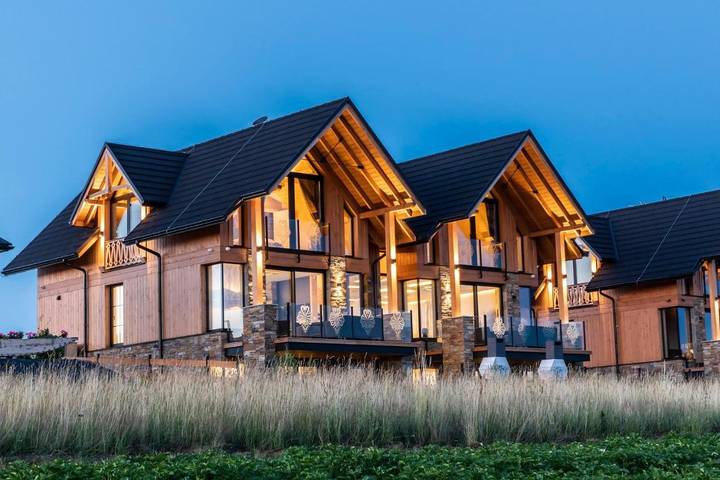 Dom dla 6 osób, z ogród i widok na jezioro oraz widok i sauna - 1