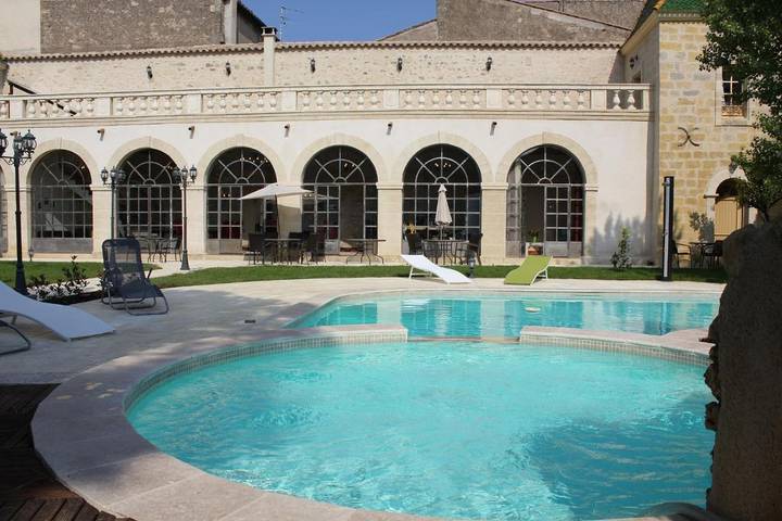 Chambre d’hôte pour 2 personnes, avec piscine et jacuzzi ainsi que terrasse et jardin à Pézenas - 3