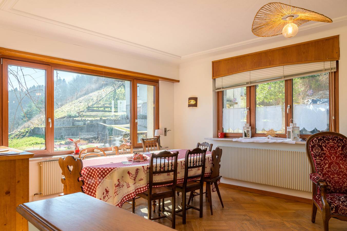 Ferienhaus 'Paradies' mit Bergblick, privater Terrasse und Wi-Fi in Soultzeren, Regionaler Naturpark Belchen der Vogesen