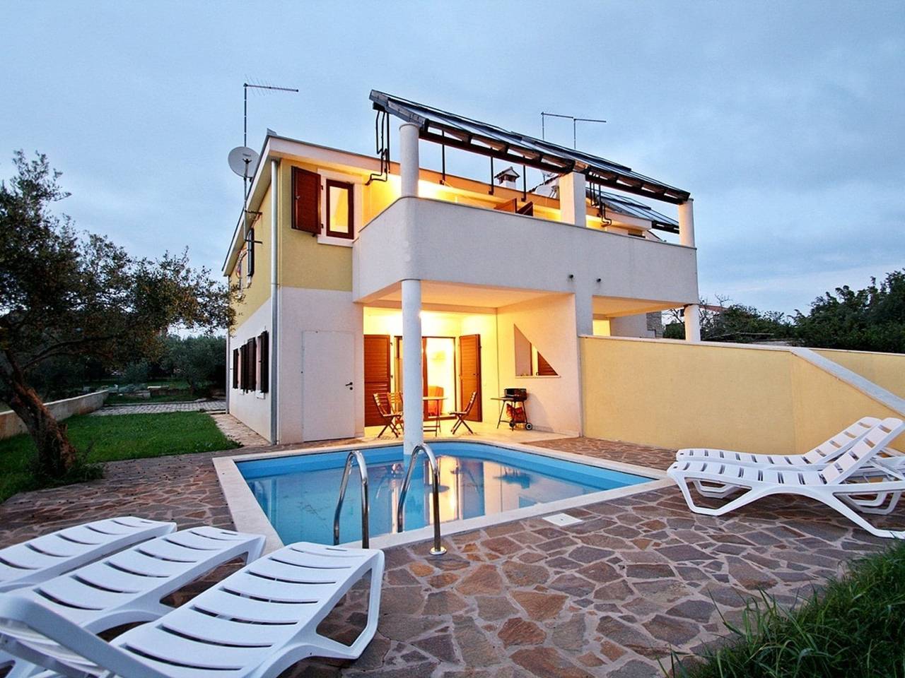 Ferienhaus in Novigrad mit Pool in Dajla, Umag und Umgebung