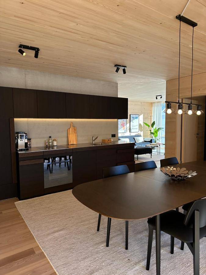 Ferienwohnung für 6 Personen, mit Balkon und Terrasse sowie Ausblick