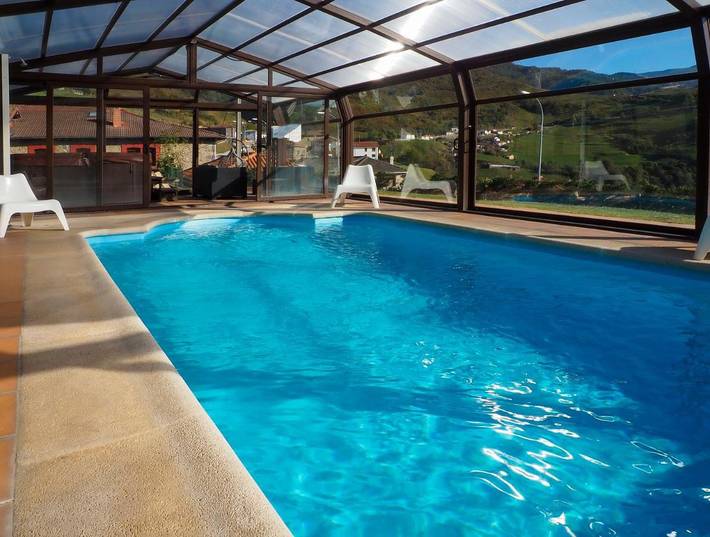 Casa rural para 13 personas, con piscina y jardín además de terraza y vistas, Se admiten mascotas en Asturias - 4