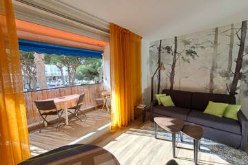 Gîte pour 4 personnes, avec terrasse dans Plage du Point-Zéro