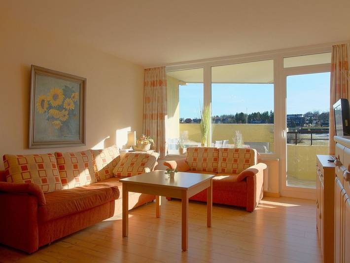 Ferienwohnung für 4 Personen, mit Balkon und Sauna sowie Pool, mit Haustier - 1