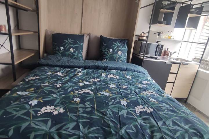 Apartamento entero, Accommodation, terrace and secure, covered parking lot 5 minutes from Lille in Marcq-en-Barœul, Lille region