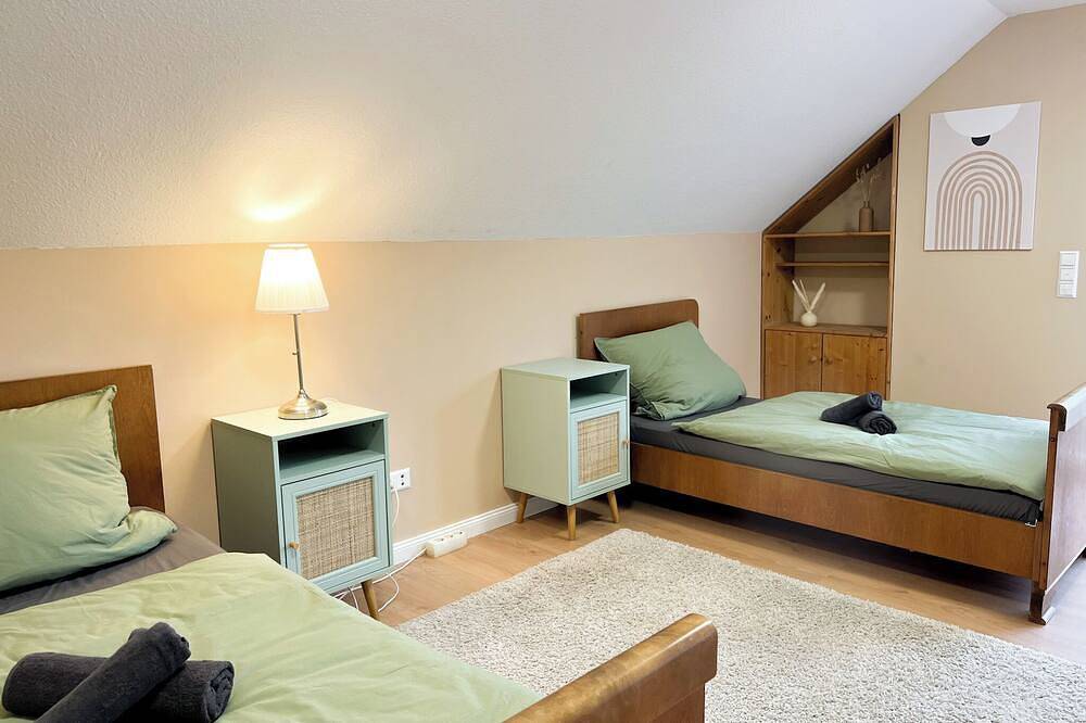 Ganze Wohnung, Geräumige Fewo Untermünkheim • bis 5 Pers./3Sz • Kocherblick & Boho-Stil in Untermünkheim, Hohenlohe