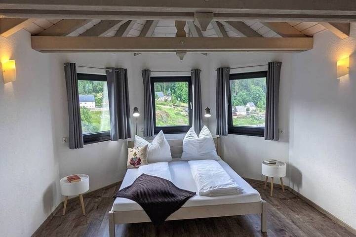 Ferienwohnung für 4 Personen, mit Terrasse und Garten in Marienberg - 2