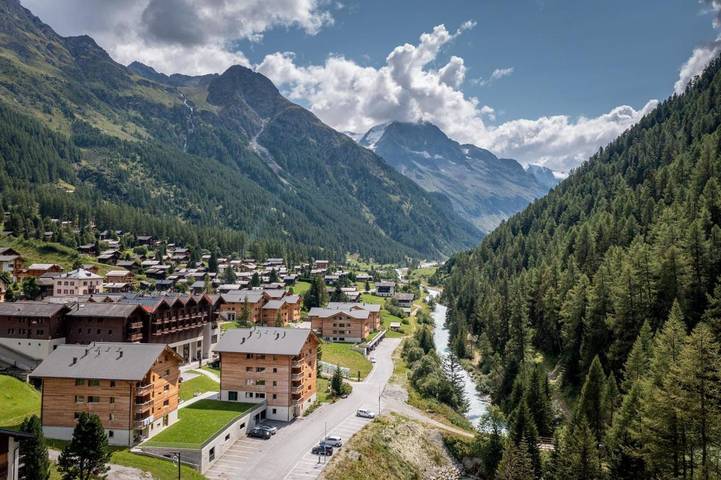 Bungalow für 4 Personen, mit Garten, mit Haustier in der Schweiz