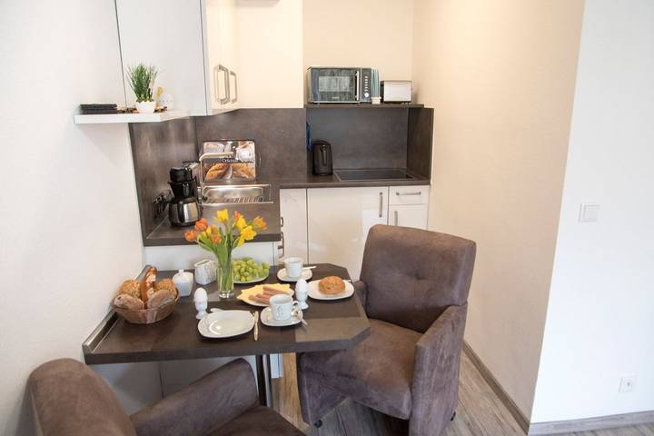 Ferienwohnung für 2 Personen, mit Balkon und Sauna, mit Haustier in Sahlenburg - 3