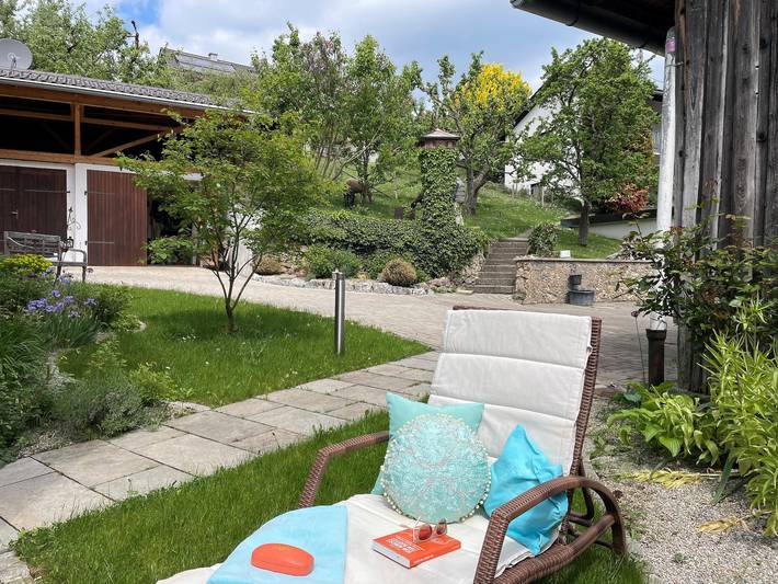 Ferienwohnung für 3 Personen, mit Terrasse und Garten am Ammersee