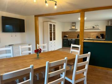 Ferienwohnung für 8 Personen, mit Ausblick und Terrasse sowie Garten in Reinhardtsdorf-Schöna