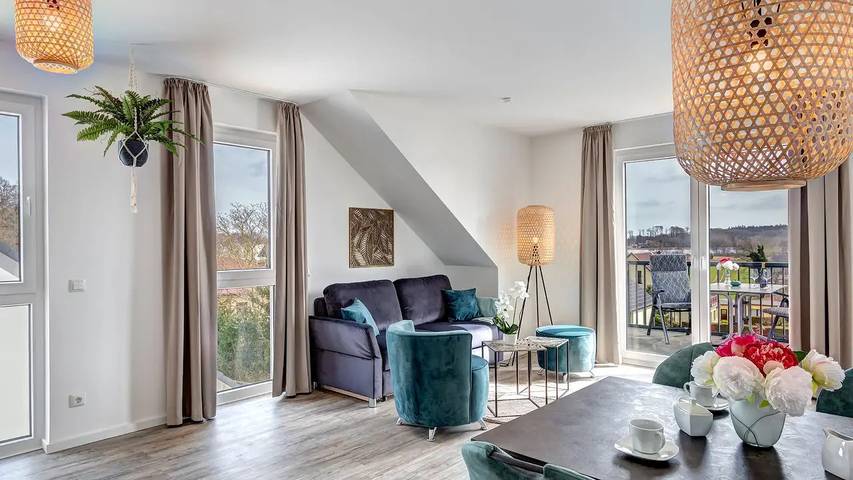 Ferienwohnung für 3 Personen, mit Balkon in Kölpinsee - 4
