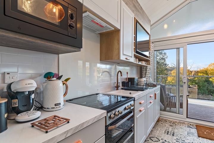 Lodge für 4 Personen mit Balkon in Amroth, Pembrokeshire