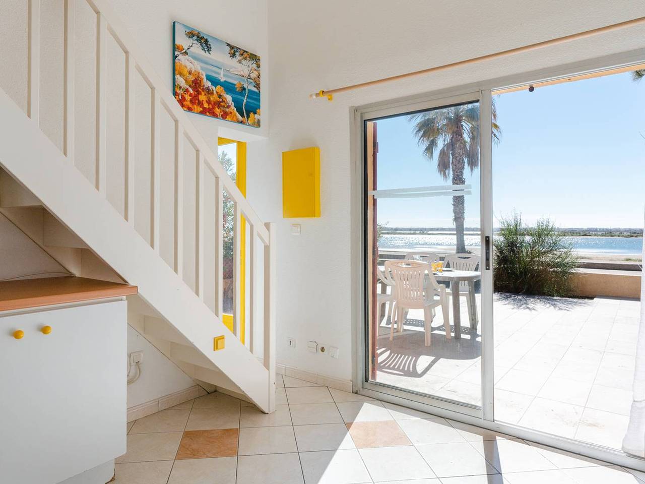 Gruissan: Maison 6 pers. bord de mer, terrasse, parking, Wifi, barbecue, proche activités in Gruissan (Ville), Gruissan