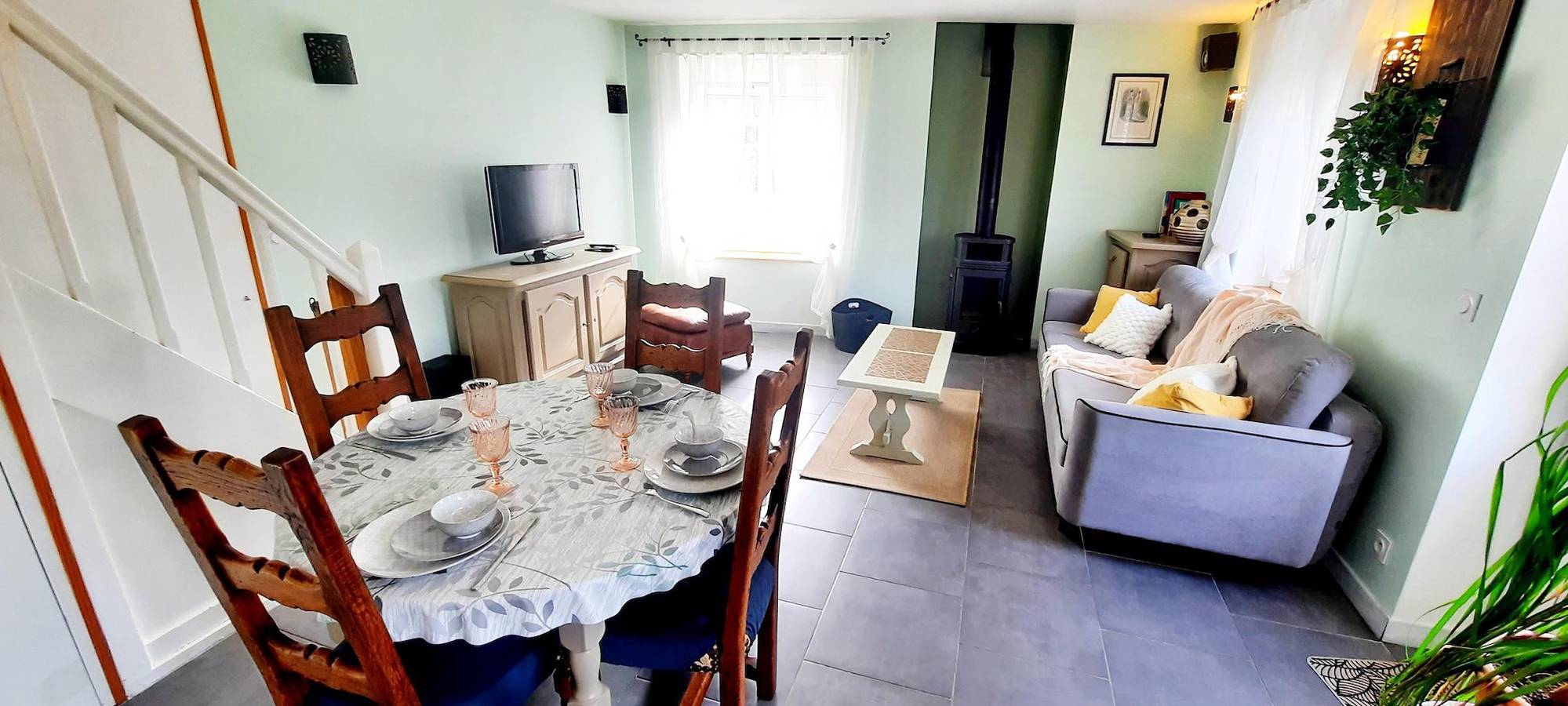 Gîte für 4 Personen mit Garten in Ganzeville, Le Havre und Umgebung