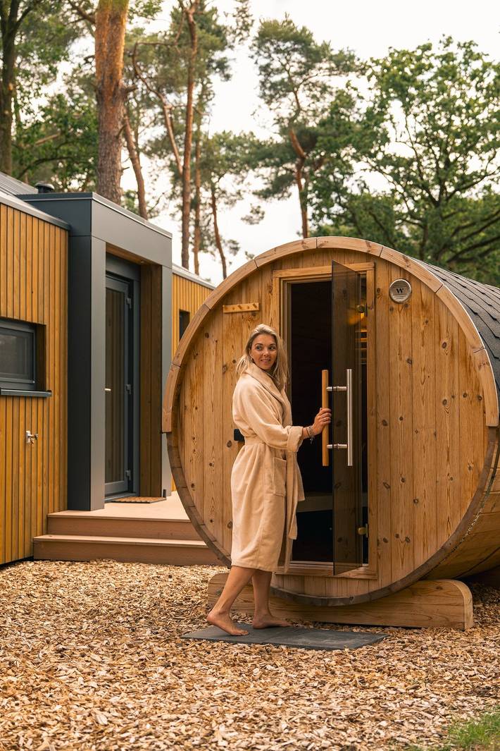 Hofparken De Bergvennen — Wald-Lodge mit Sauna | 2 Pers. in Twente