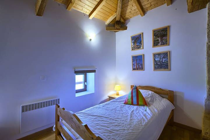 3 camere da letto vecchia casa di pietra nel cuore di una riserva naturale in Auriolles, Langon e dintorni