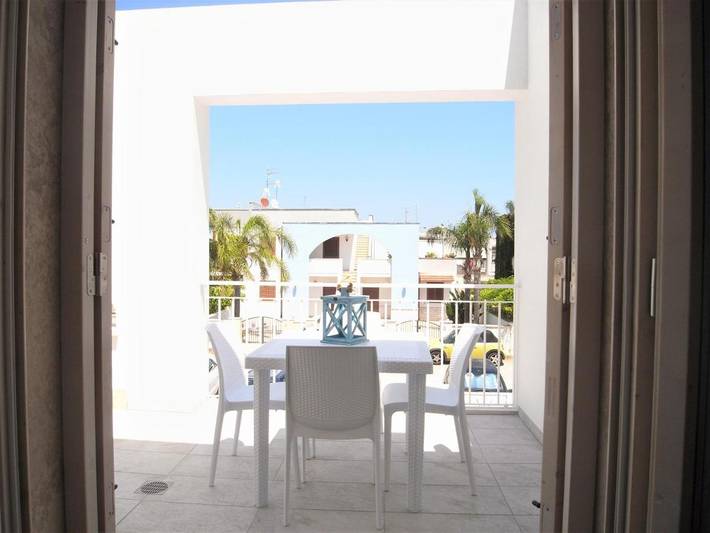 Location de vacances pour 4 personnes, avec jardin et terrasse à San Foca