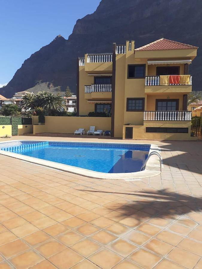 Apartamento para 3 personas, con vistas además de jardín y piscina en Valle Gran Rey