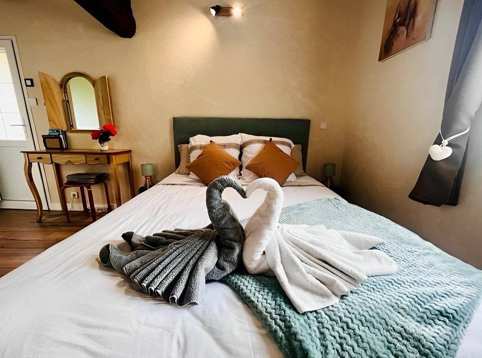 La Parenth'aise du Vexin, chambres de charme - Chambre 1 in Saint-Martin-la-Garenne, Parc naturel régional du Vexin Français