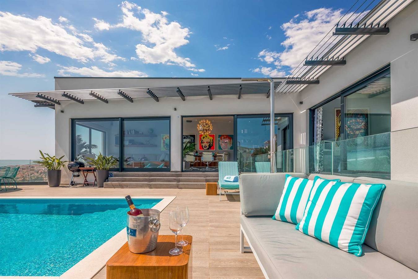 Villa pour 8 personnes avec balcon in Okrug Gornji, Čiovo