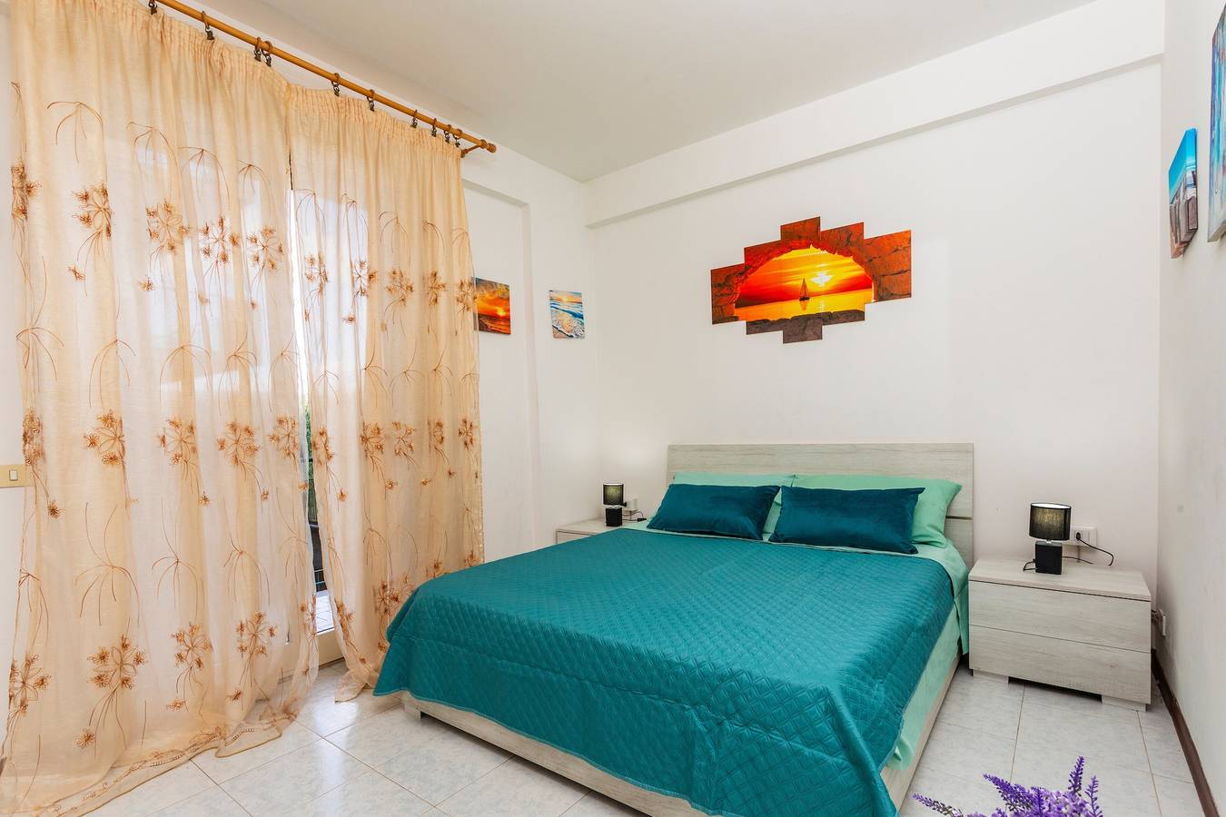Ganze Wohnung, Ferienwohnung 'Casa Ginevra' mit Bergblick, Wi-Fi und Klimaanlage in Fondachello, Catania Provinz