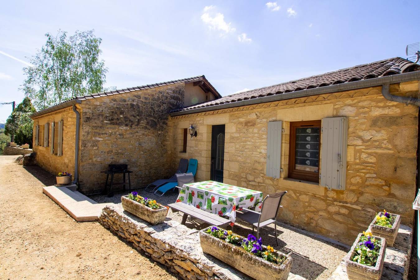 Gîte für 2 Personen mit Terrasse in La Roque-Gageac, Périgord Noir