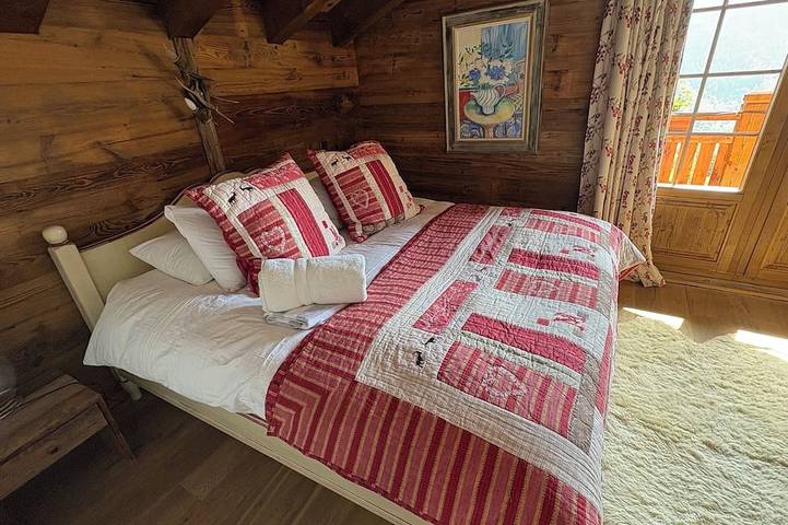 Hochwertiges Chalet für 10 bis 12 Personen mit atemberaubendem Blick über das Tal: 1 Doppelzimmer mi in Grimentz, Anniviers