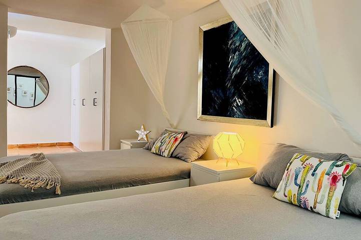 Villa Bali, eigener Pool, Glasfaser-Internet, Meerblick, Innenhof, privacy in Playa Esmeralda Norte, Pájara