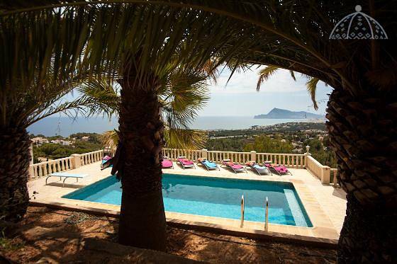 Villa für 8 Personen, mit Pool und Meerblick sowie Garten in Altea - 4