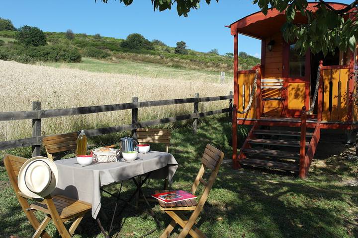Gîte pour 4 personnes, avec jardin