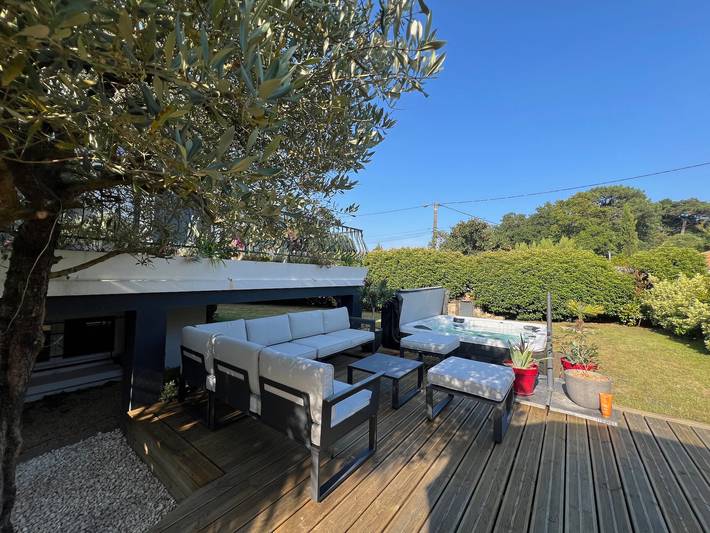 Appartement de vacances pour 4 personnes, avec jardin