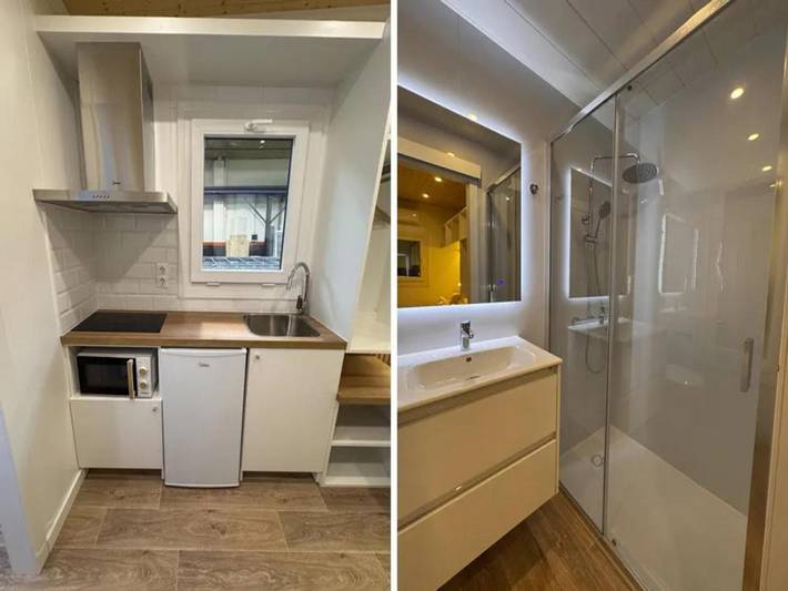 Camping pour 2 personnes, avec terrasse et vue ainsi que bassin pour enfant et piscine, animaux acceptés dans Aragon (Espagne) - 3