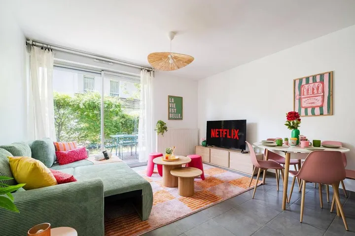 Apartamento de vacaciones para 8 personas, con jardín y terraza - 1