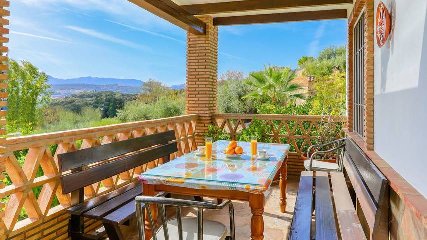 Chalet para 8 personas, con jacuzzi además de piscina y balcón/terraza, Se admiten mascotas en Serranía de Ronda - 3