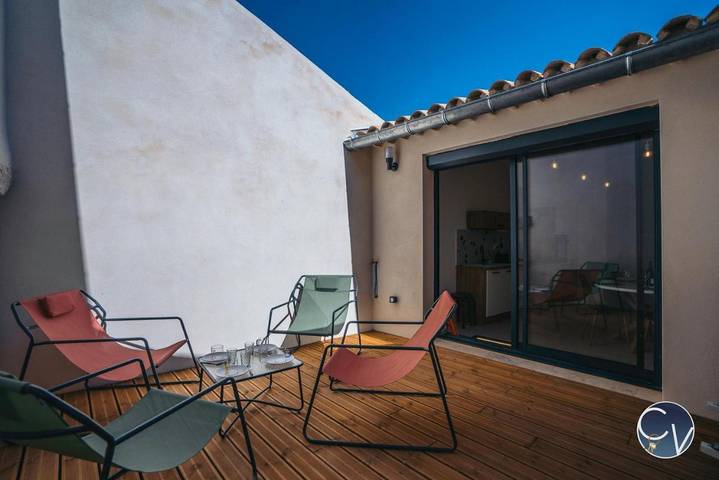 Location de vacances pour 6 personnes, avec terrasse à Chusclan - 4