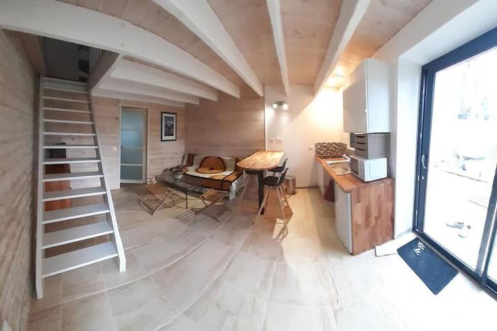 Maison de vacances pour 4 personnes, avec jardin