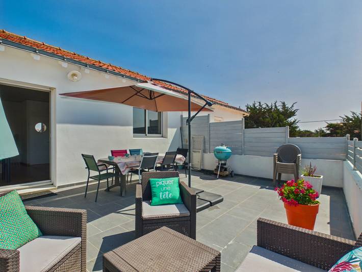 Vakantiehuis voor 6 personen, met Terras en Tuin in Bretignolles-sur-Mer