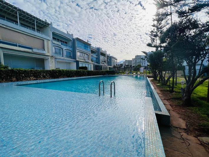Gîte pour 6 personnes, avec piscine et bassin pour enfant ainsi que jardin et vue dans Dar Bouazza - 2