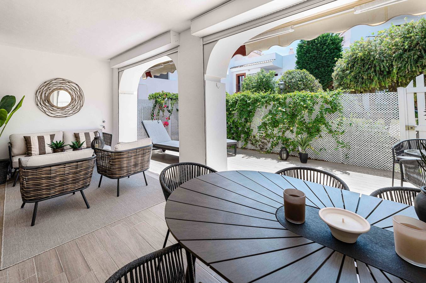 Apartamento entero, Apartamento de vacaciones para 8 personas con jardín in San Pedro Alcántara, Marbella
