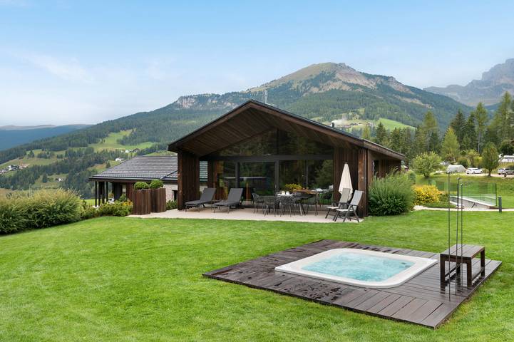 Chalet per 4 persone, con idromassaggio e sauna nonché giardino - 1