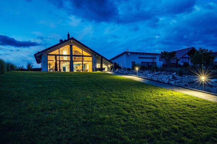 Ferienhaus für 6 Personen, mit Garten und Ausblick sowie Seeblick in Sachsen - 3