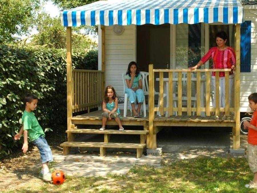 Camping Oléron Loisirs - Mobilhome 4 personnes - Cocoon 1 chambre 18m² in Saint-Georges-d'Oléron, Côte de Beauté