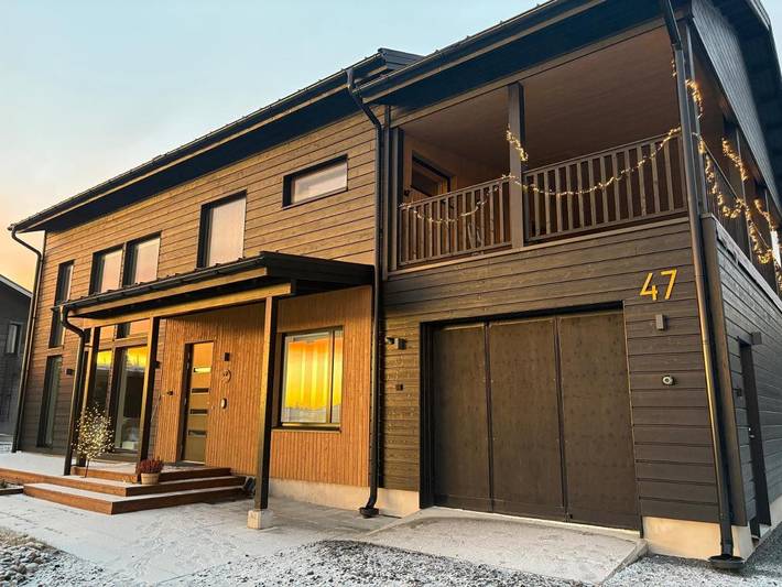 Ferienwohnung für 8 Personen, mit Garten und Ausblick sowie Sauna, kinderfreundlich in Rovaniemi - 2