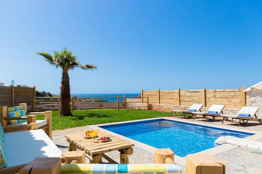 Chainteris Villa Ii, with 20m² Pool & Vast Views in Rethymno und Umgebung